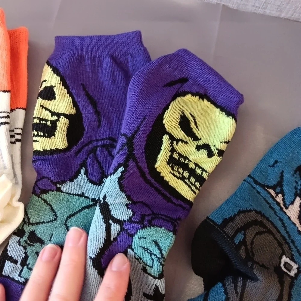 NWT Halloween Horror Movie Character Socks 5 Pairs Iconic Antagonistic Stars 5-9